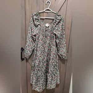 Hayden Floral Teal Dress